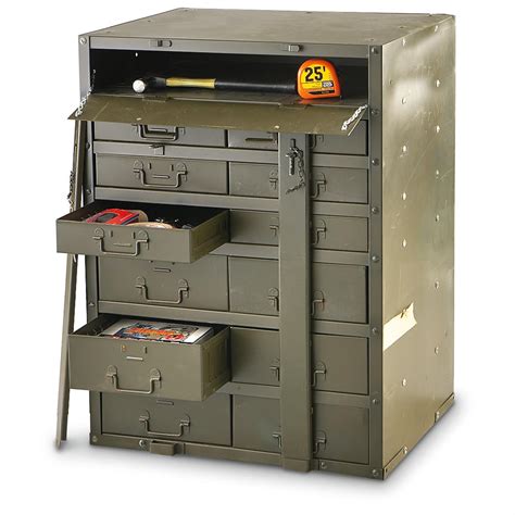 army metal storage boxes|all military surplus storage containers.